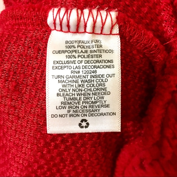 ✨HP✨Wallflower Holiday Sherpa Sweater - Red - XL - Picture 8 of 9
